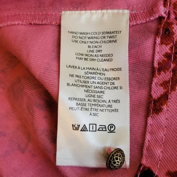 Pink/Red Anthropologie Pilcro Shift Dress, Size Large - Picture 14 of 14